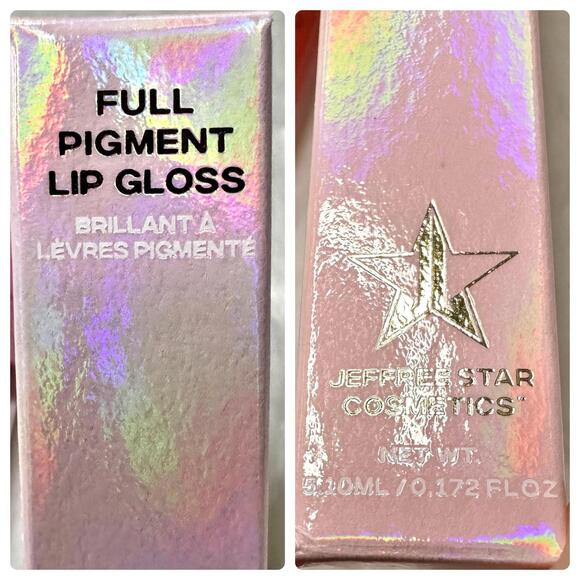 NIB Jeffree Star Supreme Gloss Full Pigment Lip Gloss Weirdo Full Size 5.10ml - Picture 8 of 10
